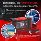 Cargado Revividor Baterias Coche 12V6A | Multi vehículos | CarSolutions©